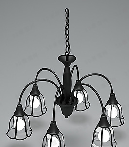 3D吊燈模型