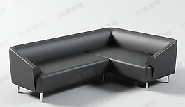 3D多人沙發(fā)模型