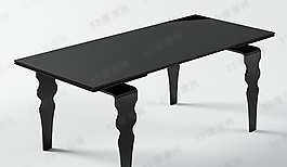 3D桌子模型