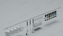 3D廚房用具模型