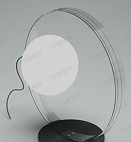 3D臺(tái)燈模型