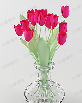 3D花瓶模型