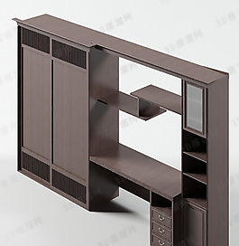 3D衣柜模型