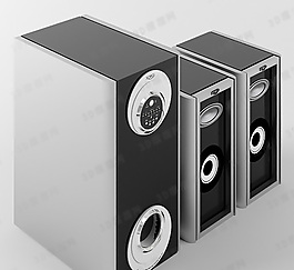 3D音箱模型