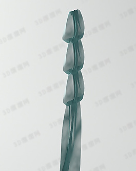 3D窗簾模型