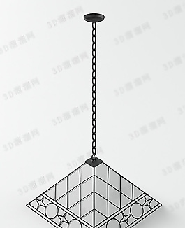 3D吊燈模型
