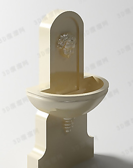 3D洗手臺(tái)模型