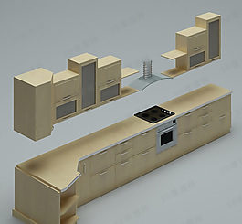 3D廚柜模型