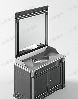 3D洗手臺(tái)模型