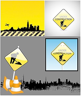 在建設(shè)背景矢量素材
