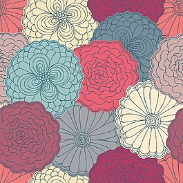 花朵圖案矢量元素