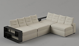 3D多人沙發(fā)模型