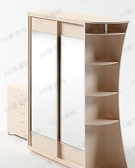 3D衣柜模型