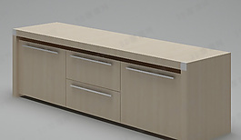 3D邊柜模型