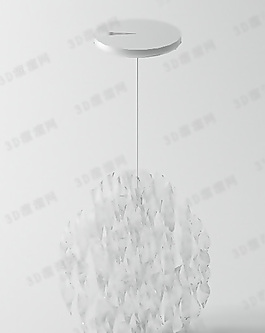 3D水晶吊燈模型