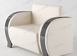 3D單人沙發(fā)模型