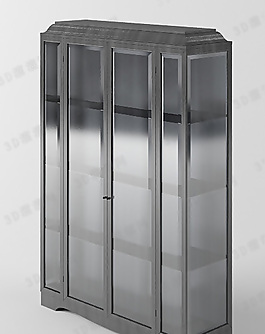 3D陈设柜模型