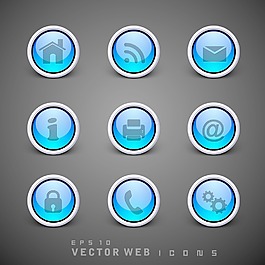 3D Web郵件圖標集