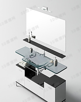 3D洗手臺模型