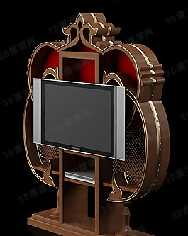 3D電視柜模型