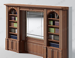 3D書柜模型