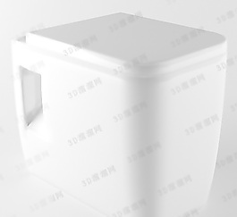 3D坐便器模型