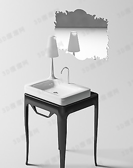 3D洗手臺模型
