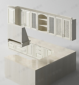 3D厨柜模型