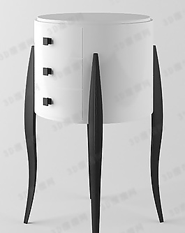 3D床頭柜模型