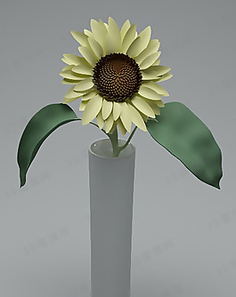 3D花瓶模型