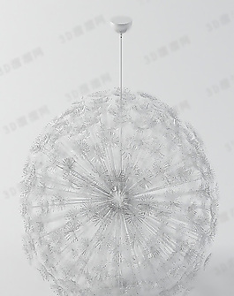3D水晶吊燈模型