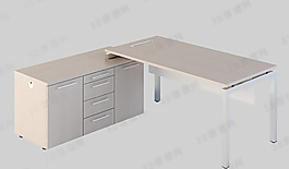 3D辦公桌模型