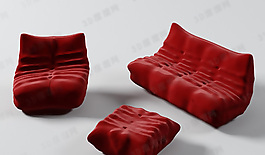 3D沙发组合模型