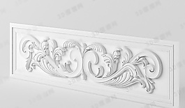 3D歐式構(gòu)件模型