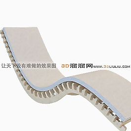 3D躺椅模型