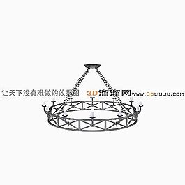 3D吊燈模型