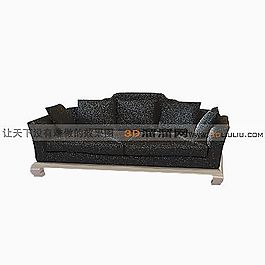 3D雙人沙發(fā)模型