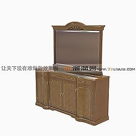 3D梳妆台模型