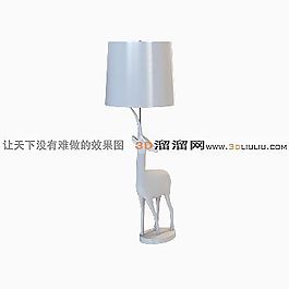 3D台灯模型