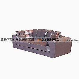 3D雙人沙發(fā)模型