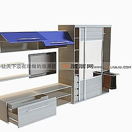 3D電視柜模型