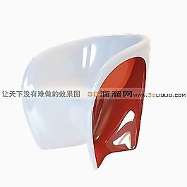 3D休閑椅模型