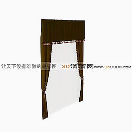 3D窗簾模型