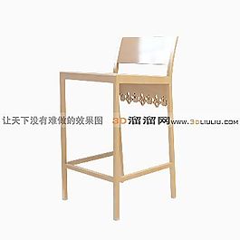 3D吧椅模型