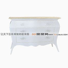 3D邊柜模型
