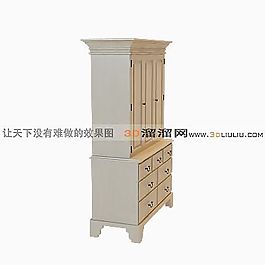 3D邊柜模型
