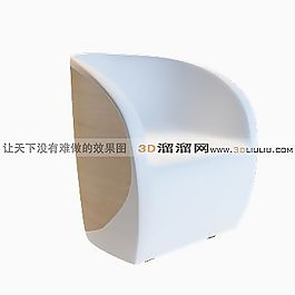 3D單人沙發(fā)模型