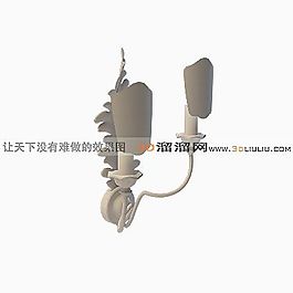 3D壁燈模型