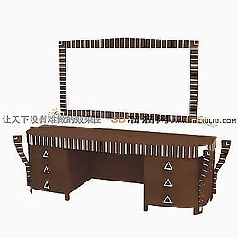 3D梳妝臺模型