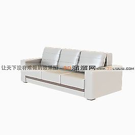 3D三人沙發(fā)模型